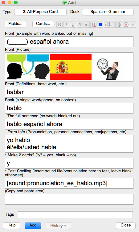 top rated anki spanish flashcards